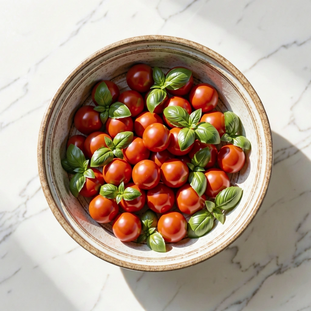Ingredienti freschi mediterranei