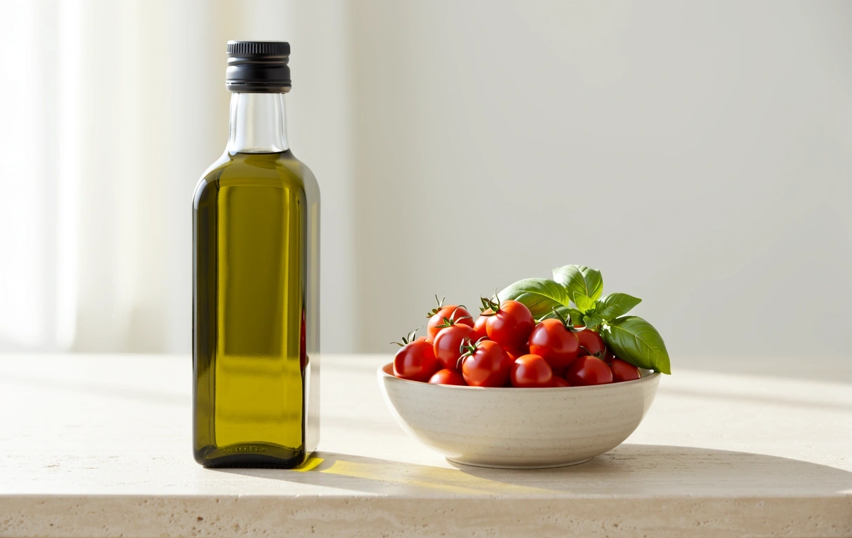 Ingredienti freschi mediterranei